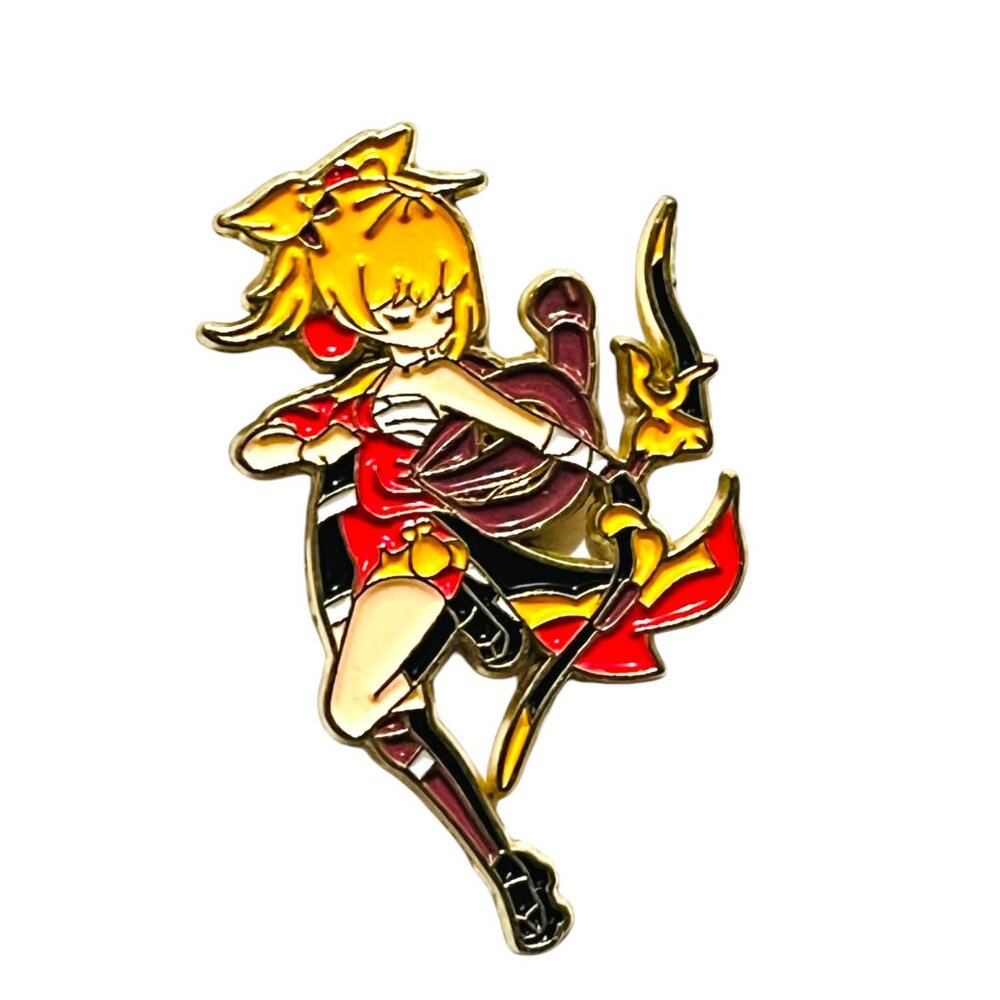 Genshin Impact Yoimiya Fan Made Enamel Pin Lapel Pin